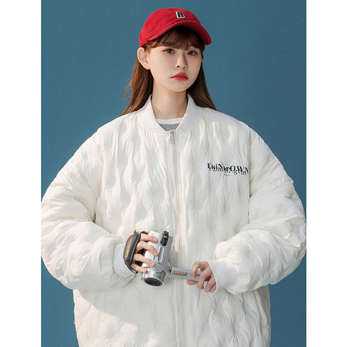 小尼力纯色白鸭绒羽绒服