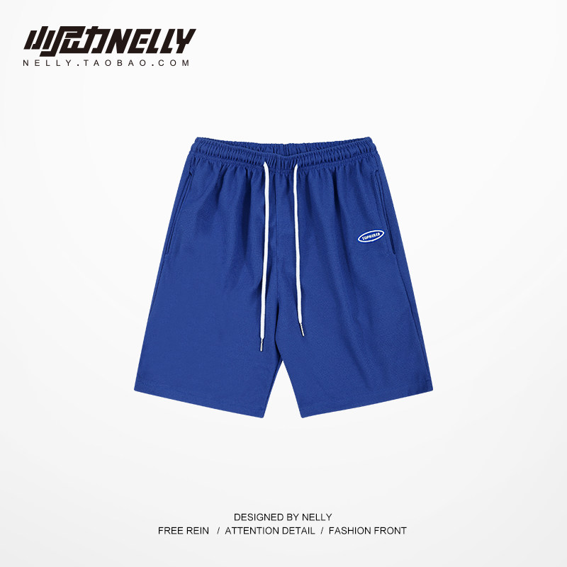 ins华夫格短裤男夏季薄款运动裤子潮牌潮流外穿篮球五分中裤5分裤
