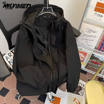 2025新款潮牌工装连帽夹克