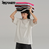 NELY小尼力新疆精梳纯棉短袖 男女内搭外穿体恤纯色宽松休闲t恤潮