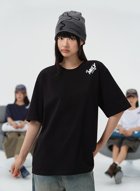 NELY小尼力美式高街短袖t恤男女夏季2026新款设计感字母潮牌上衣