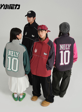 NELY小尼力美式插肩冲锋衣外套男女秋冬新款防泼水防风休闲夹克潮