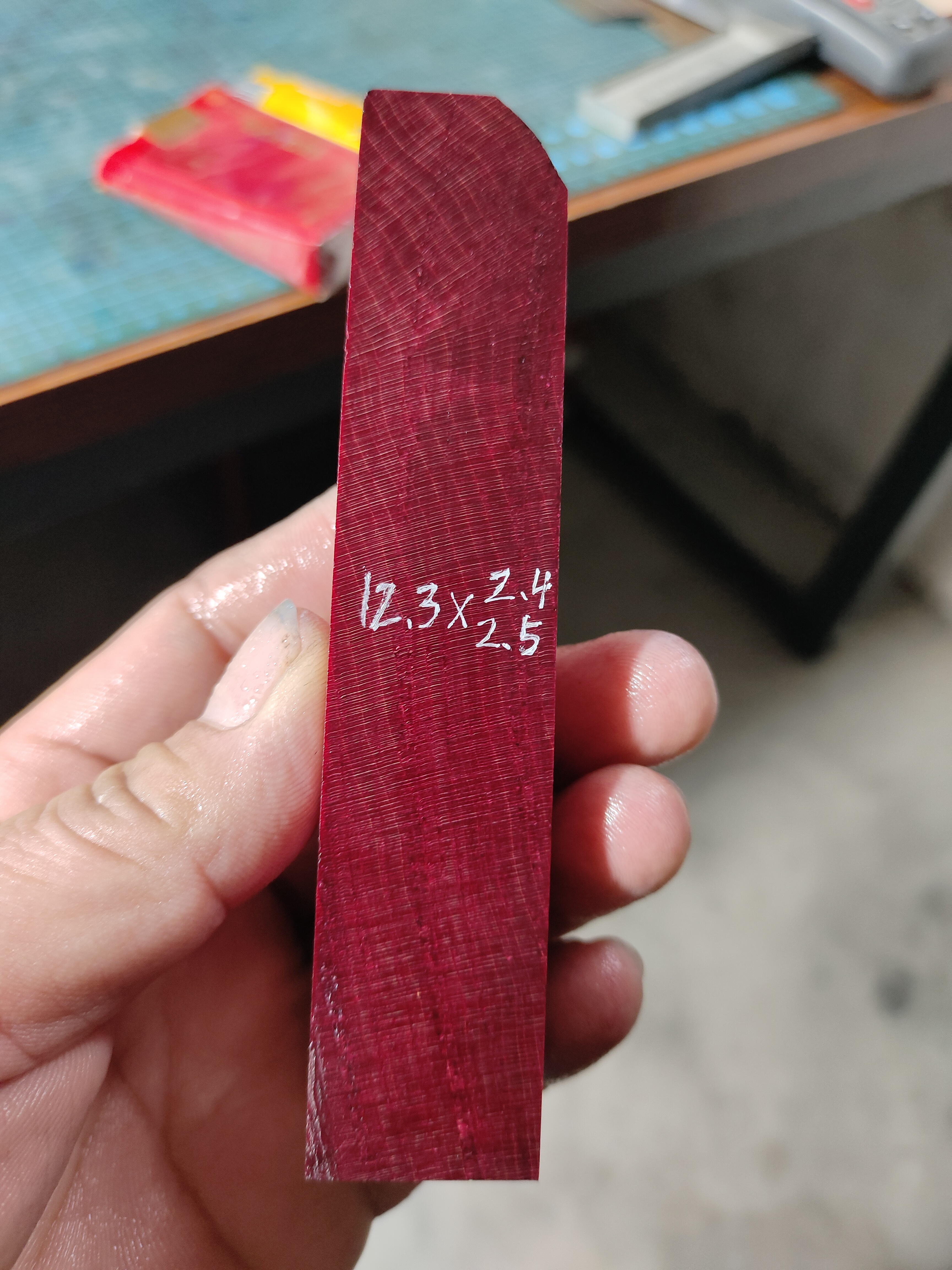 稳定化木固化木料刀柄料稳定化木料稳定化木木料彩色木料稳定木块