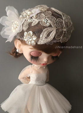 blythe帽子小布发饰blythe头饰