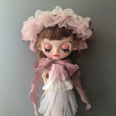 blythe帽子小布头饰blythe发饰
