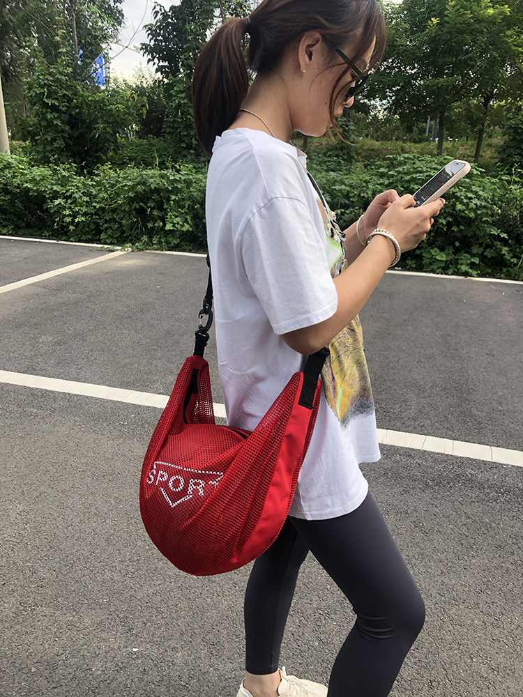 篮球收纳包儿童训练背包单肩斜挎多功能加厚结实背包拳套包多用包