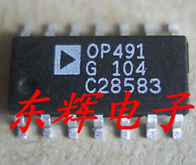 贴片IC OP491GS OP491G 四运放芯片 SOP-14封装 可直拍