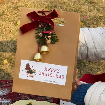 圣诞糖霜饼干包装盒烘焙曲奇奶枣糖果雪花酥点心苹果燕窝伴手礼盒