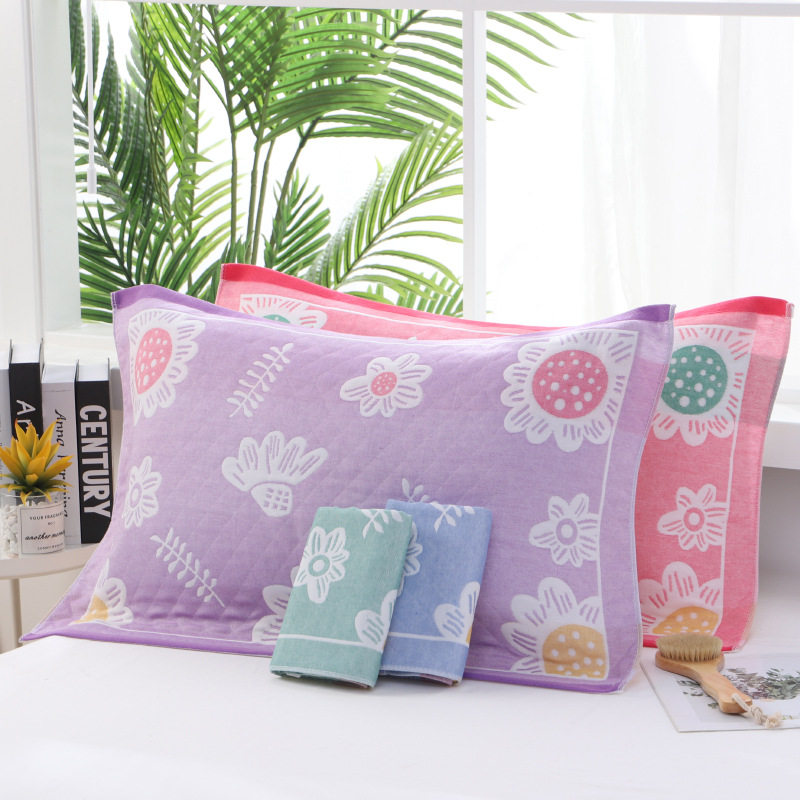 上海老牌枕巾枕头毛巾老式怀旧80年代毛圈双面100全棉纯棉一对装