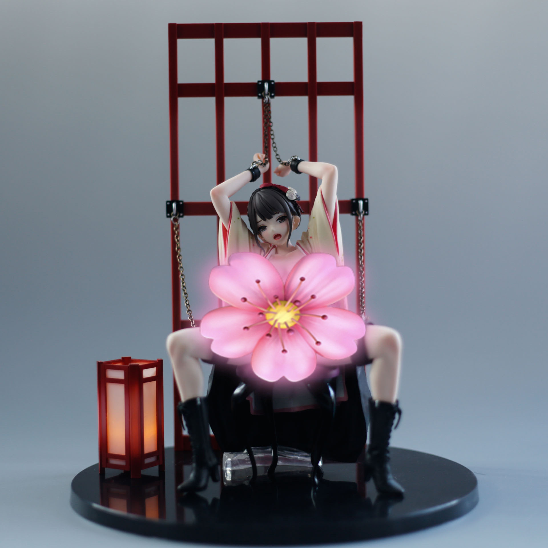 美少女原画魔弹艳姿系列 绅士款 艳姿陆灯笼可亮摆件模型盒装手办