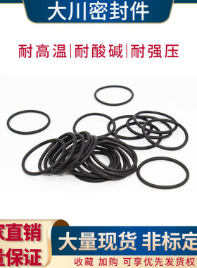 黑色氟胶O型圈外径25/26/27/28/29/30/31/32/33*2