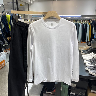 纯棉秋季日常内搭青少年长袖t恤