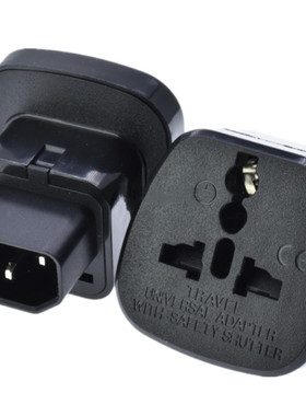 服务器IEC320-C14大面板万用转换插头带安全保护门电脑PDU UPS用