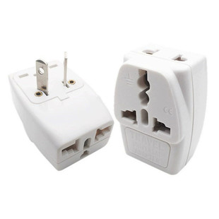 中国澳大利亚纽西兰阿根廷转换器国标二扁八字一转三万用转换插头