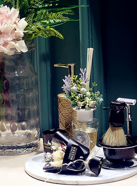 黑色系卫浴组合套装板房玄关托盘