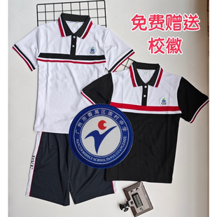 南村中学校服高中夏季短袖T恤短裤薄长裤秋衣外套番禺区高中校服