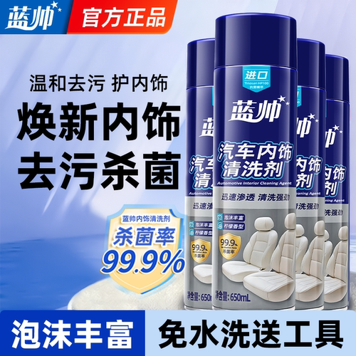 【杀菌率99.9%】车内饰去污杀菌