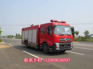 东风天锦6吨水罐消防车 中压水枪高炮全配城市森林寻防灭火抢险车
