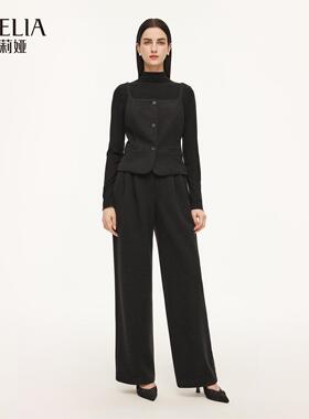 歌莉娅针织套装女2026新款春季高级淡人穿搭休闲三件套1ENLAC0M0