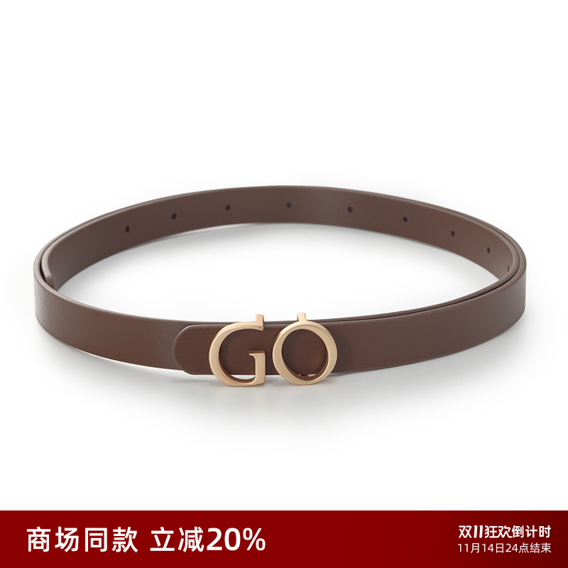 GO字母腰带小号