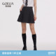 歌莉娅百褶裙裤 裙短裤 女新款 小个子穿搭高腰裤 秋季 首降3折