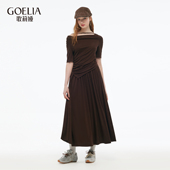 歌莉娅天丝套装 女夏2025超火一整套穿搭独特漂亮两件套1E5JAC520