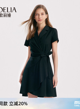 歌莉娅法式通勤连衣裙女夏装气质小个子裙子高级感1A7R4K0T0