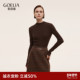 歌莉娅机洗羊毛上衣女2025新款 秋季 穿搭修身 首降5折 打底衫 毛衣