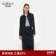 歌莉娅牛仔套装 风三件套裙1E2CAD13A 流行穿搭工装 女2025新款 秋季