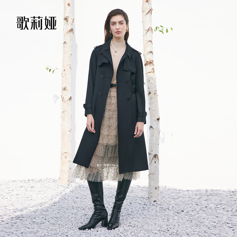 秋季中长款精纺羊毛歌莉娅