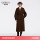 外套 高级感穿搭双面呢长款 首降 歌莉娅羊毛羊绒大衣女冬季
