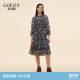 女装 大码 桑蚕丝碎花裙 歌莉娅真丝连衣裙女夏季 直降3折