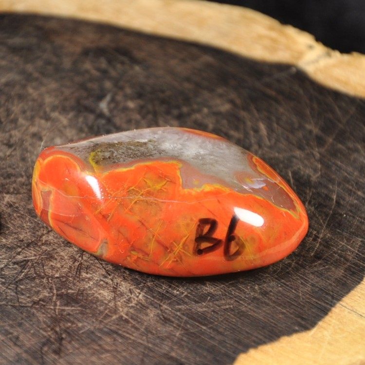 特价瑕疵品天然北票战国红缟玛瑙小手把件 男款 女款 编号27-B6号