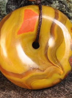 精品宣化上谷蒙料战国平安扣