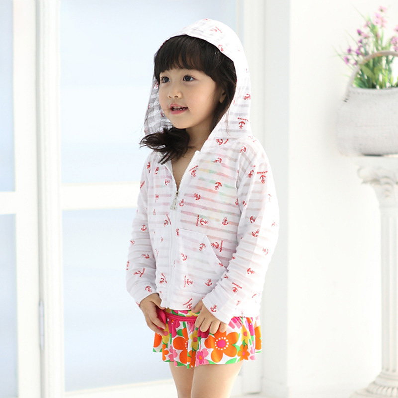 儿童防晒衣中大童夏季薄款速干男女小孩宝宝空调罩衫长袖透气外套