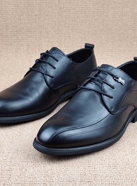 39码孤品真皮男鞋头层牛皮系带男单鞋品牌断码处理皮鞋商务正装鞋