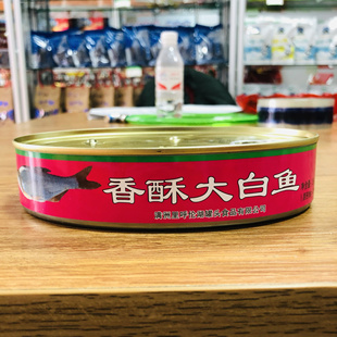 香酥白鱼湖船牌达赉湖鱼罐头呼伦湖淡水鱼罐头扎区老渔场鱼罐头