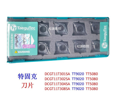 DCGT11T304SA TT9020 TT5080 DCGT11T308SA Taegutec 前扫刀片