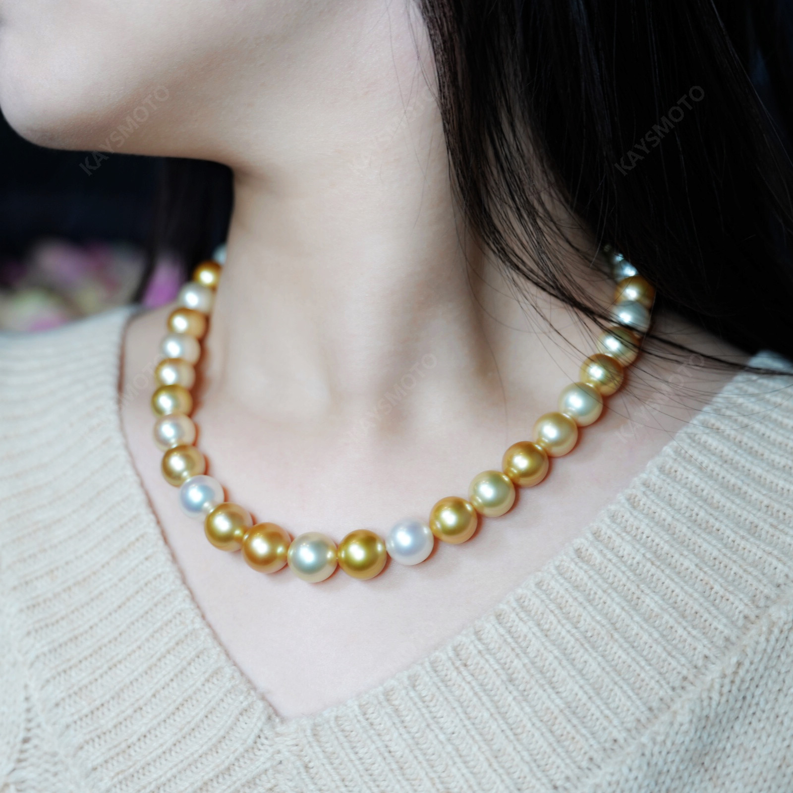 阮宝宝推荐真科研特选澳白金珠链