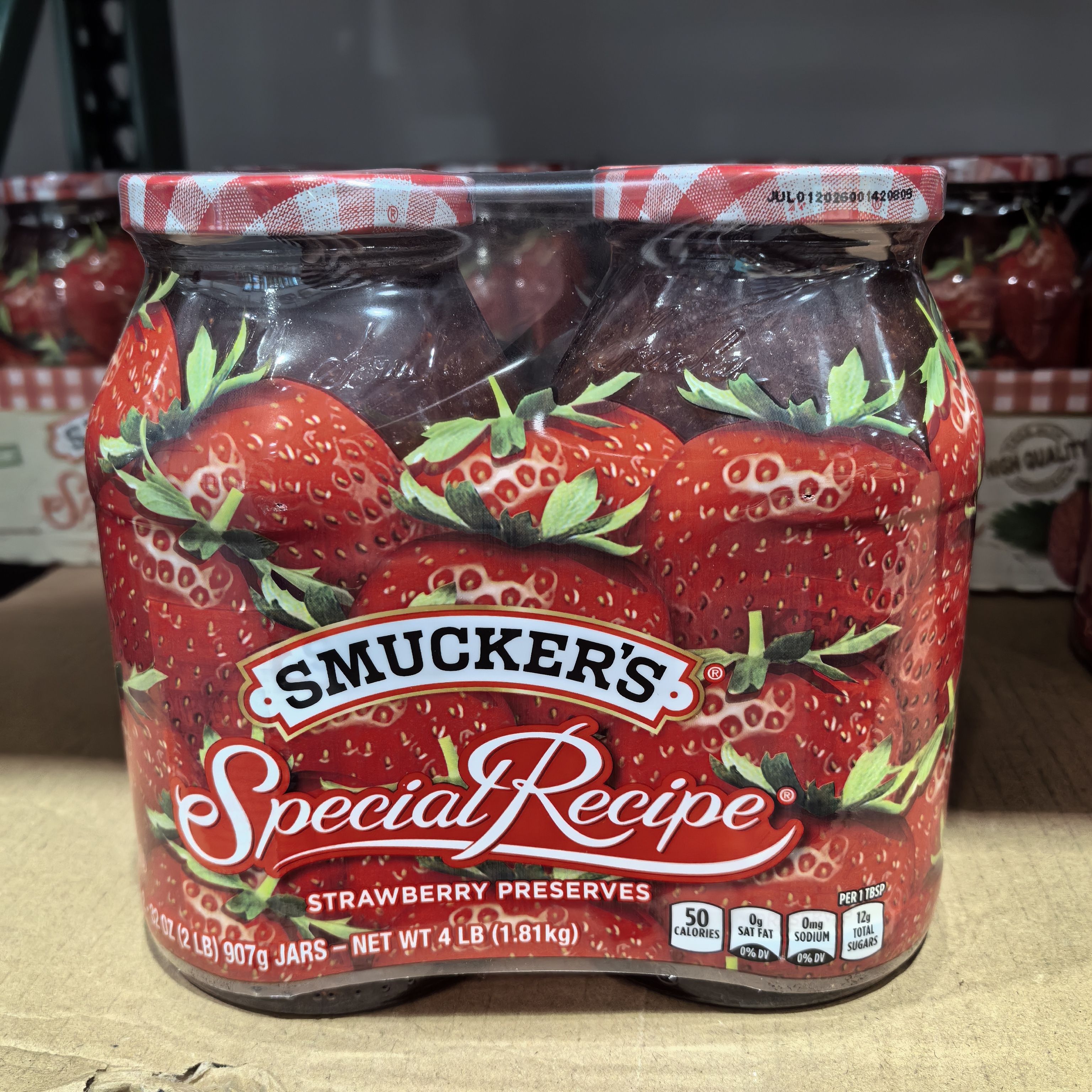 开市客代购 美国进口SMUCKER'S草莓果酱907g 面包蛋糕夹心果酱