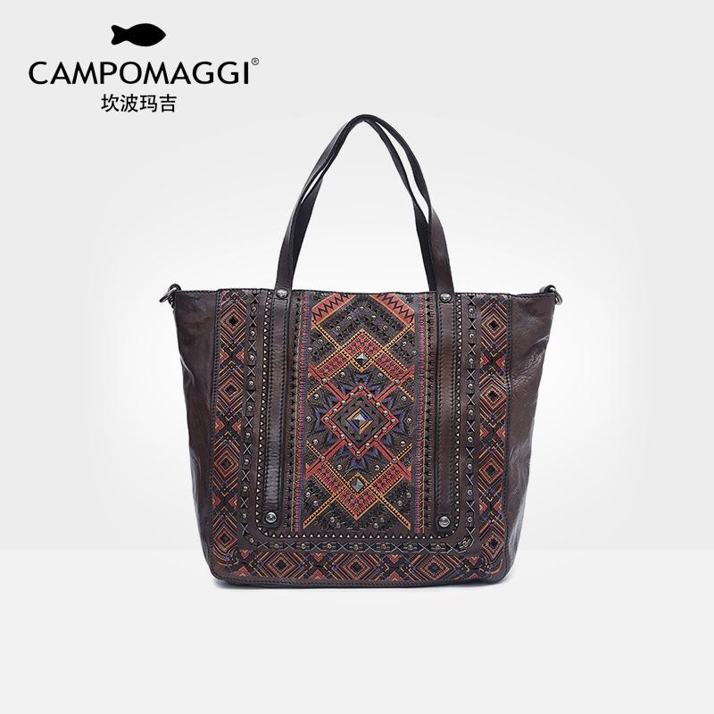 Campomaggi ¿²²¨Â꼪Òâ´óÀû¸´¹ÅʱÉÐÊÖ¹¤Å£Æ¤Ã¶¤×°ÊÎÊÖÌáб¿æ°ü