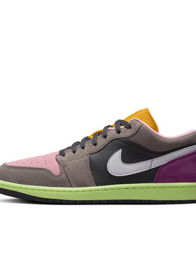 NIKE/耐克乔丹男子轻便AJ1板鞋冬季平底低帮复古运动鞋HQ2010-005