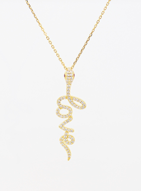 银镀金项链女款2025新款日常百搭