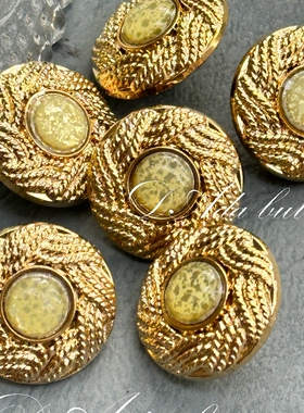 H47 21mm Queen's momentum 金装饰钮扣