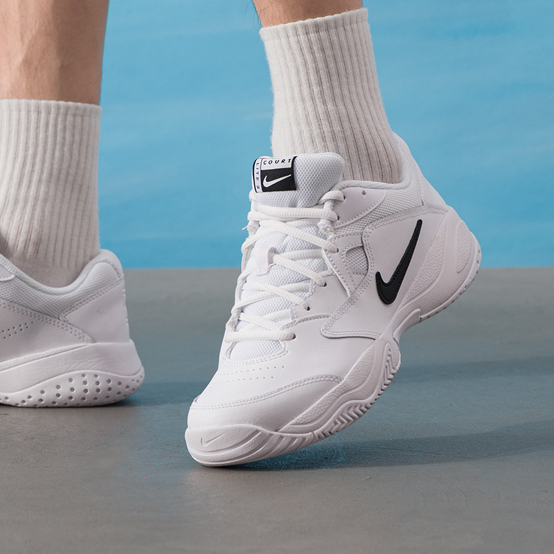 NIKE耐克休闲鞋男鞋2025新款运动鞋网COURT训练小白鞋低帮板鞋
