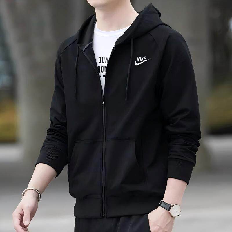 Nike耐克针织连帽外套男装官方正品日常休闲服夹克男款户外运动服