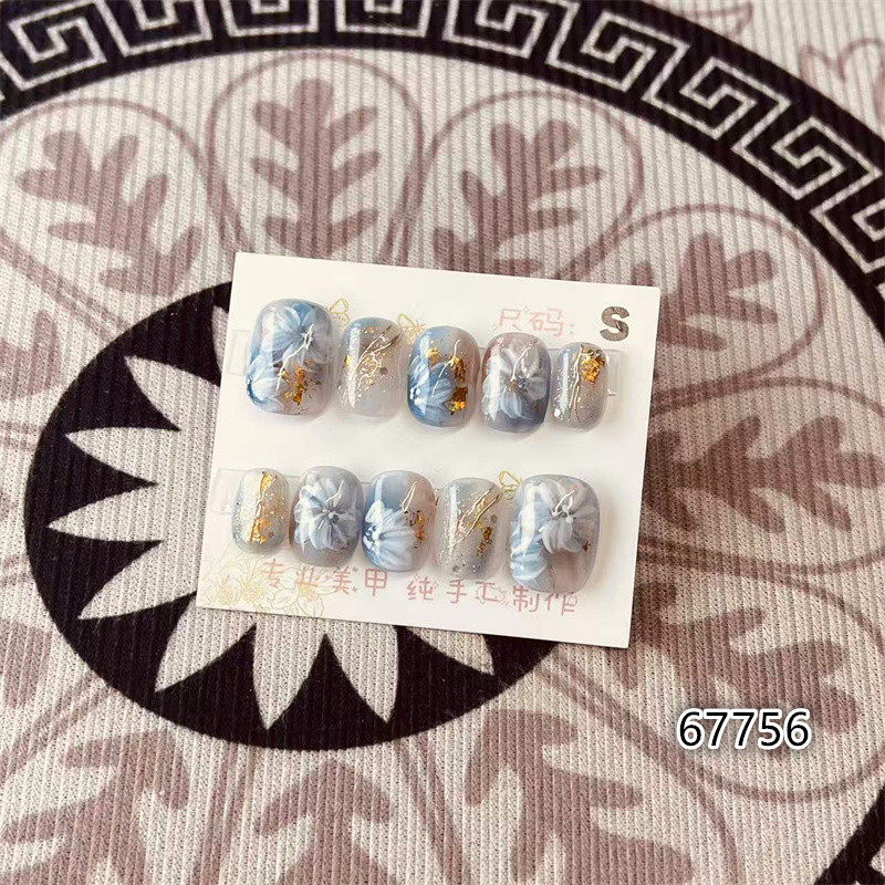【A54】短圆S号 穿戴甲美甲光疗甲指甲片新娘甲假指甲贴片,彩妆/香水/美妆工具,美甲工具,淘宝优惠券,粉丝福利购,淘宝优惠卷