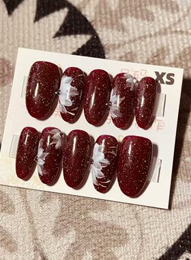 【D783】中椭圆XS号 穿戴甲美甲光疗甲指甲片新娘甲假指甲贴片