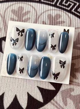 【D1288】中椭圆M号 穿戴甲美甲光疗甲指甲片新娘甲假指甲贴片