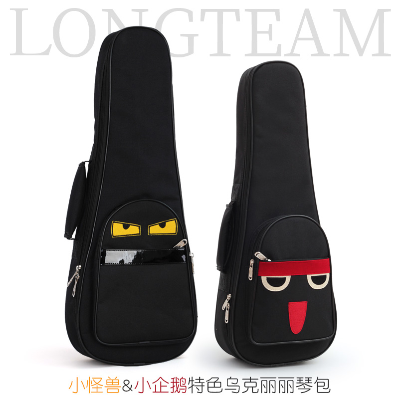 21 23 24 26寸尤克里里包小怪兽包 ukulele加棉 乌克丽丽双肩琴包